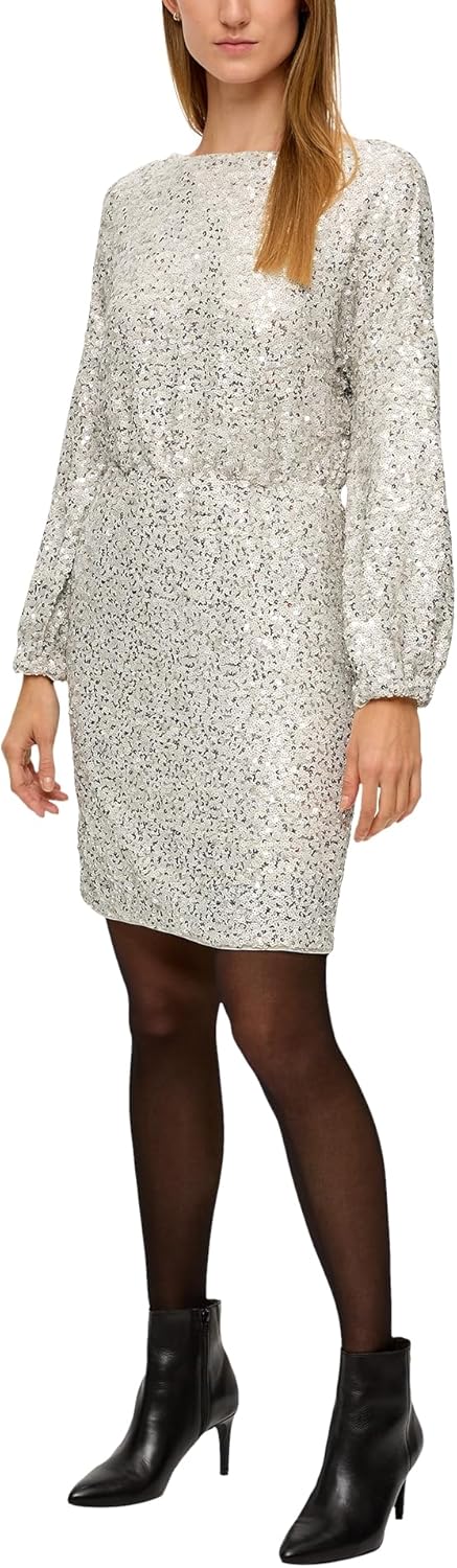 s.Oliver BLACK LABEL Damen Paillettenkleid 36 0700, 36 0700