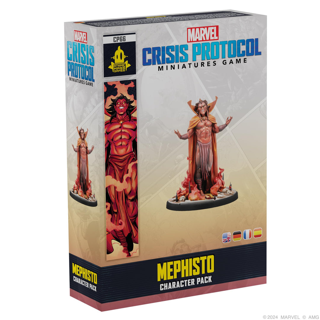 ATOMIC MASS GAMES, Marvel Crisis Protocol - Mephisto, Charakter-Erweiterung, Tabletop, 2 Spieler, ab