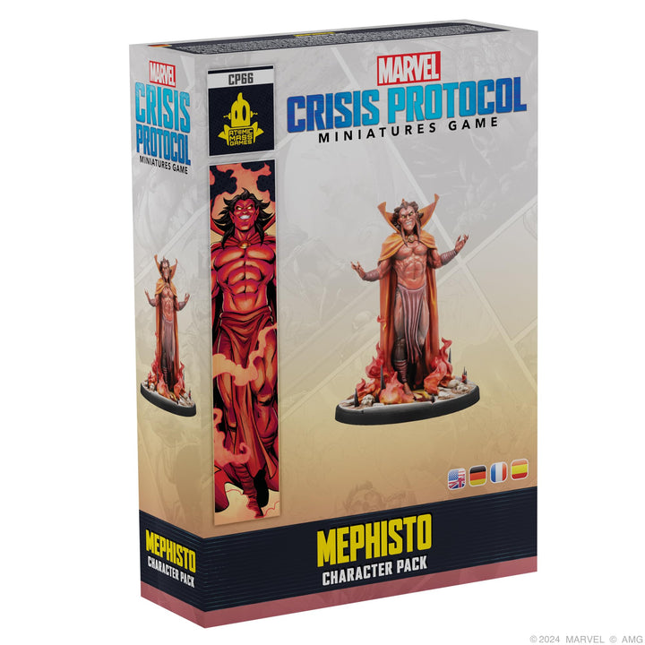 ATOMIC MASS GAMES, Marvel Crisis Protocol - Mephisto, Charakter-Erweiterung, Tabletop, 2 Spieler, ab