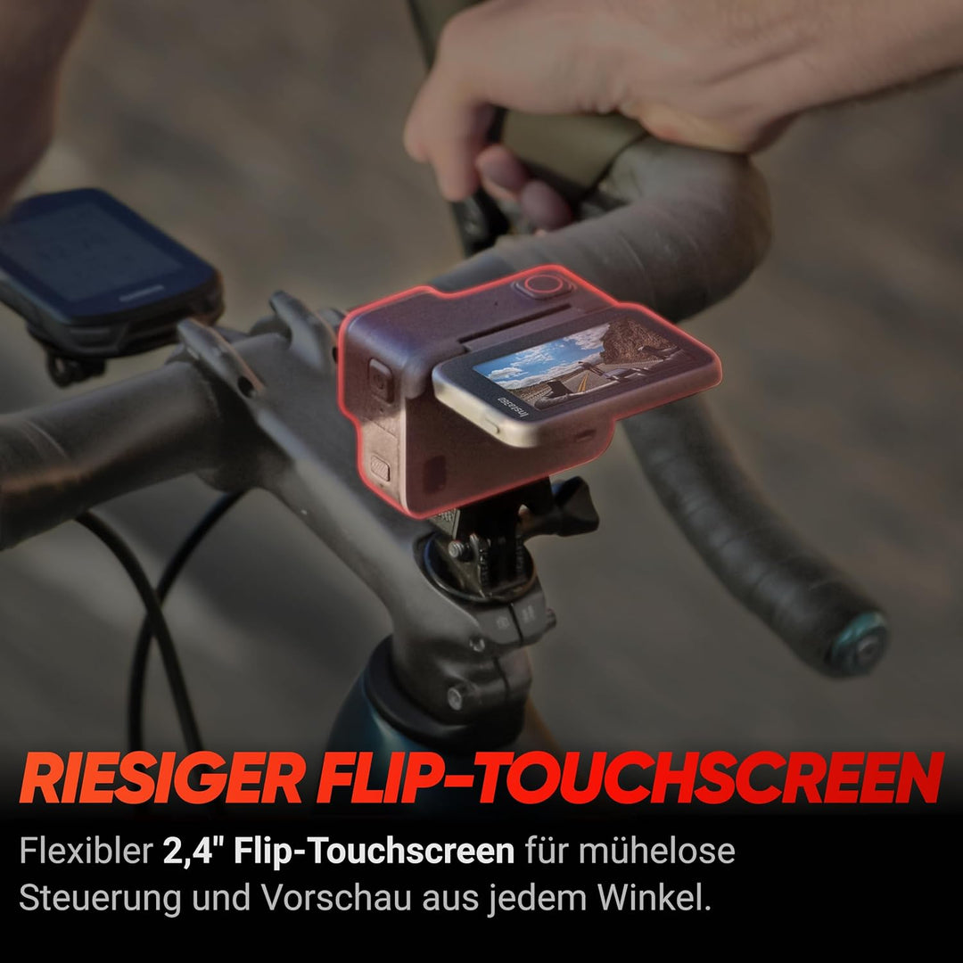 Insta360 Ace Pro Xplorer-Bundle Schiefergrau - wasserdichte Action-Kamera, zusammen mit Leica entwic