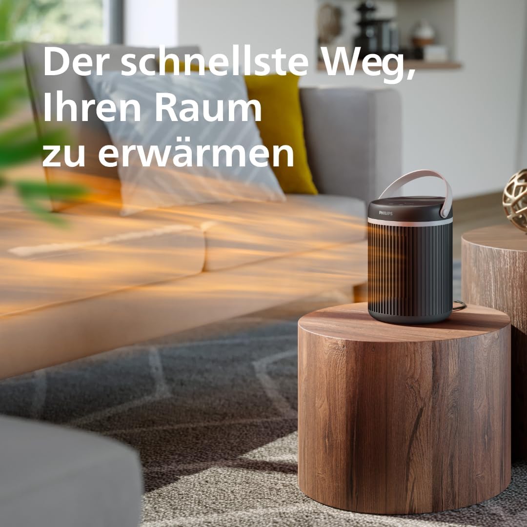 Philips 3000 Series Energy Efficient Connected Fan Heater 2000W, bis zu 50% Energieeinsparung mit Ec