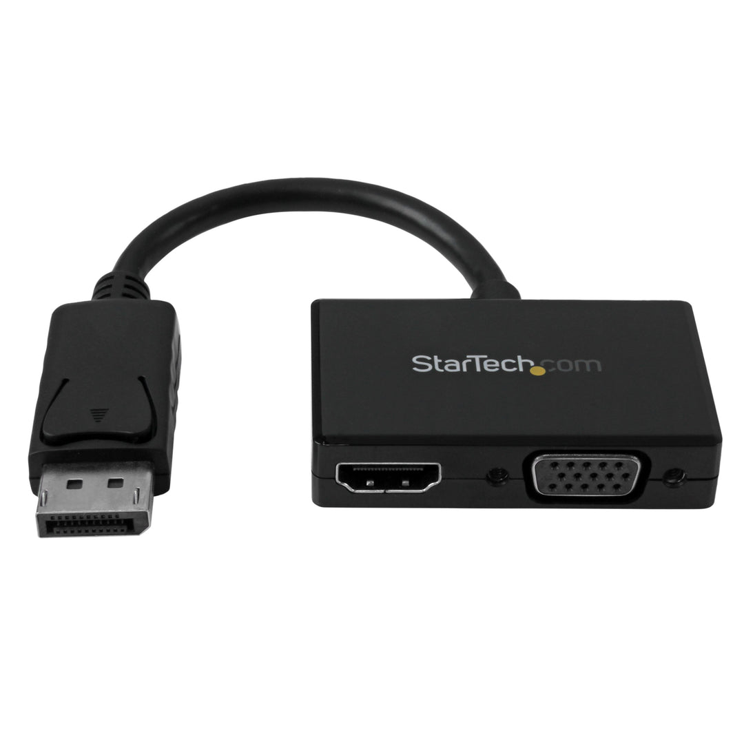 StarTech.com Reise A/V Adapter: 2-in-1 DisplayPort auf HDMI oder VGA Konverter - DP zu HDMI / VGA Ad