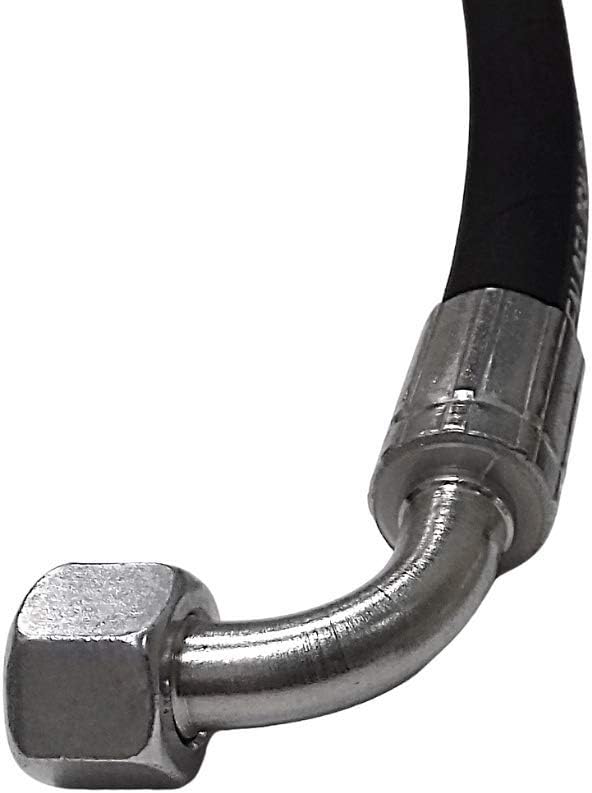 Hydraulikschlauch 12l 3300mm 2SN DN10 | Gewinde M18x1.5 | DKOL90 - DKOL90 | Nenndruck 330bar | Hydra