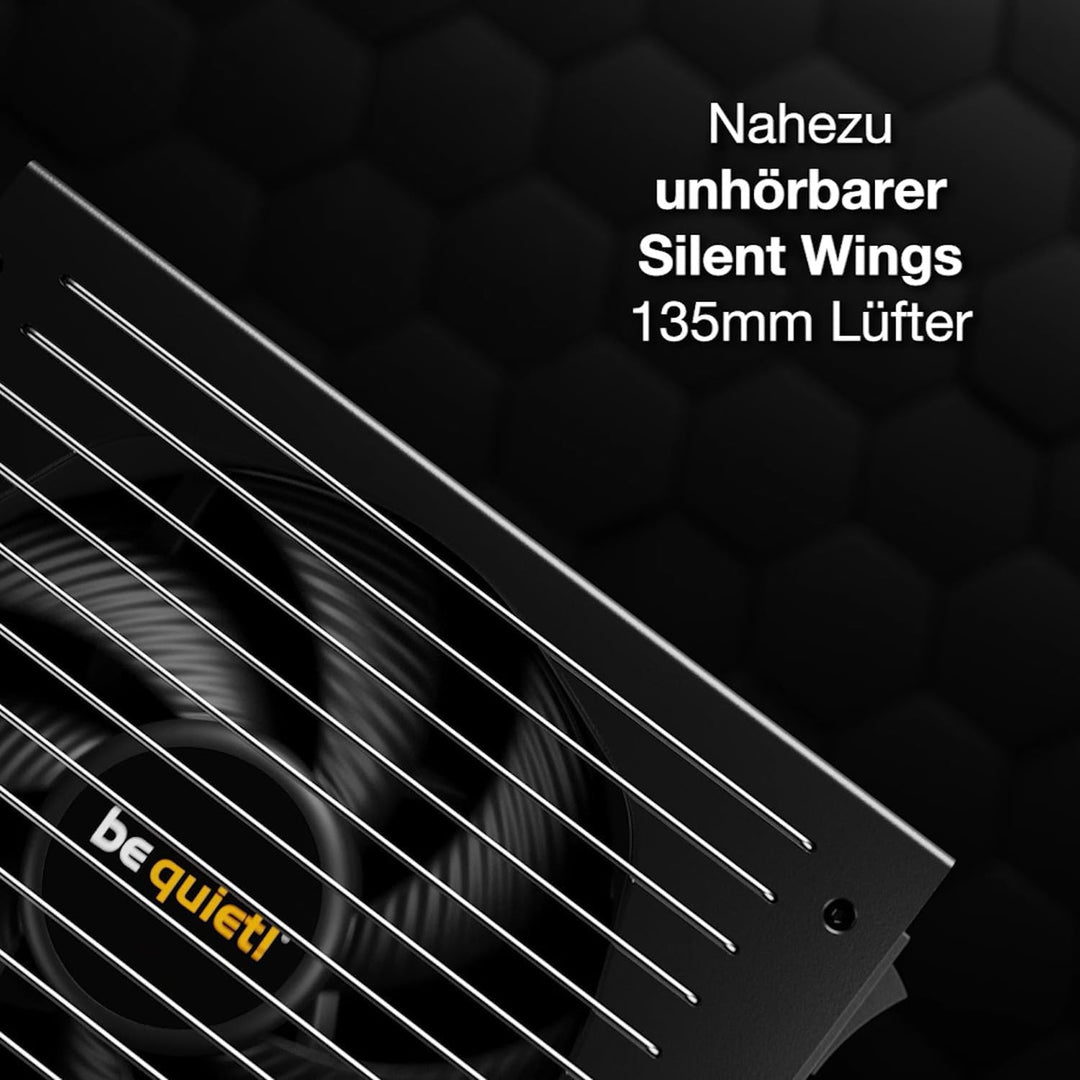 be quiet! Straight Power 12 1200W, ATX 3.0, 80 Plus Platinum, nahezu unhörbarer Silent Wings Lüfter,