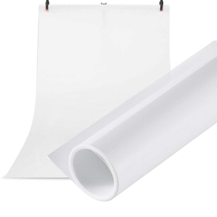 Selens PVC Hintergrund Fotografie 60x130cm Weiss Hintergründe Fotohintergrund Weiss Wasserdicht Matt