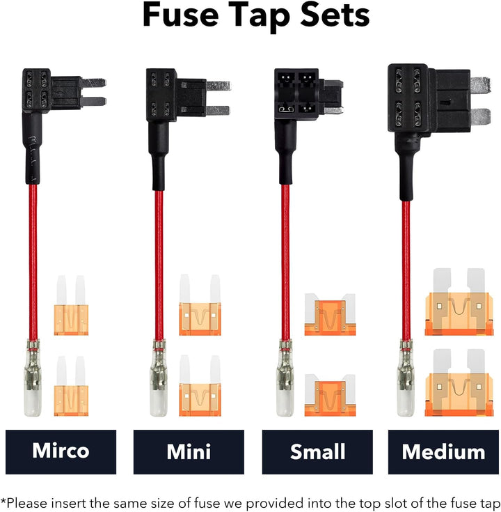 WOLFBOX Acc Hardwire Kit für G840S/G930/G850/G900/G840H, Nicht geeignet für D07, Typ-C-Hardwire-Auto