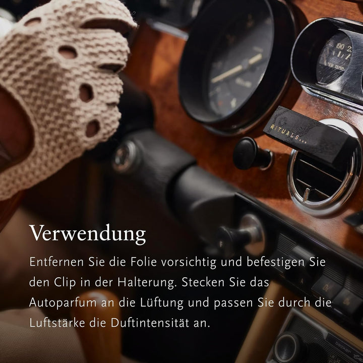 RITUALS Auto Parfüm Homme Car Air Freshener – Auto Duft mit Aroma von Amber und Moschus – Auto Lufte