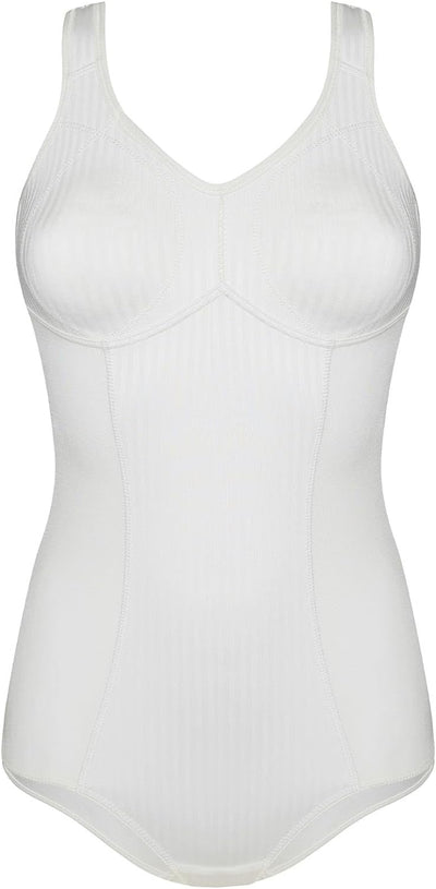 Susa Body ohne Bügel Cremana/Body Shapewear Damen stark formend/Frauen Mieder/Softer Bodysuit mit Sh