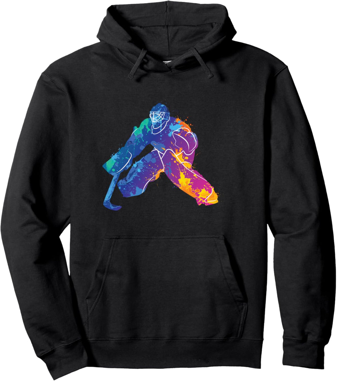 Eishockeyspieler Hockey Goalie Netmind Torwart Eishockey Pullover Hoodie