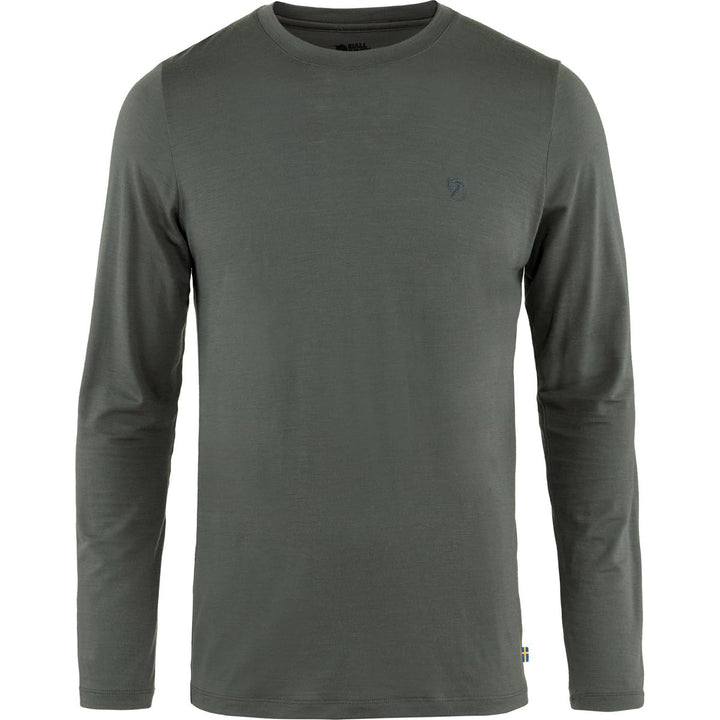 Fjällräven Herren Abisko Wool Ls M T-Shirt XL Basalt, XL Basalt