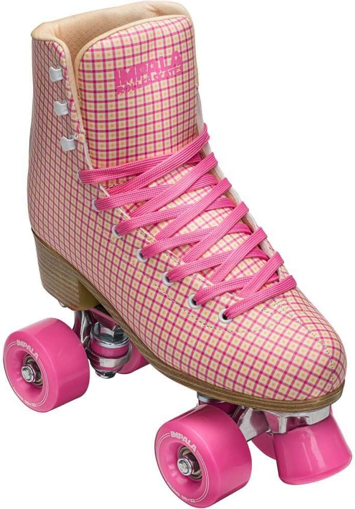 IMPALA Skate - Rollschuhe US 10 / EU 41 / UK 8 Pink Tartan, US 10 / EU 41 / UK 8 Pink Tartan