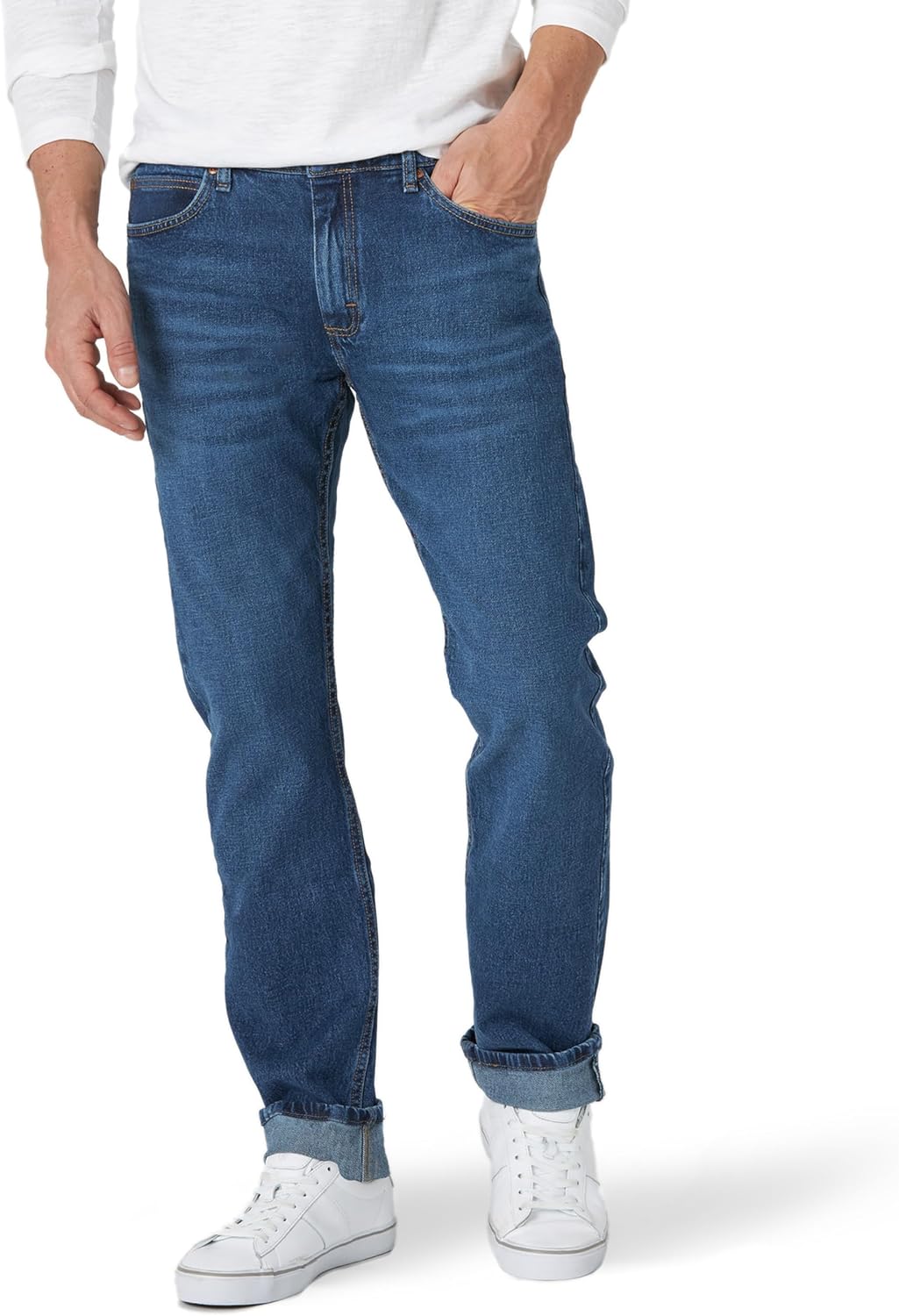 Lee Men's Legendary Slim Straight Leg Jean, Indy, 35W x 30L