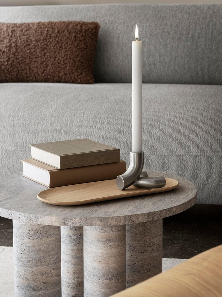 blomus Tablett -BAKI- | Serviertablett aus FSC Holz | Farbe Oak | Grösse M 36x14 cm | Dekotablett fü