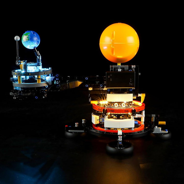 YEABRICKS LED Licht für Lego-42179 Technic Sonne Erde Mond Modell Bausteine Modell (Lego set nicht e