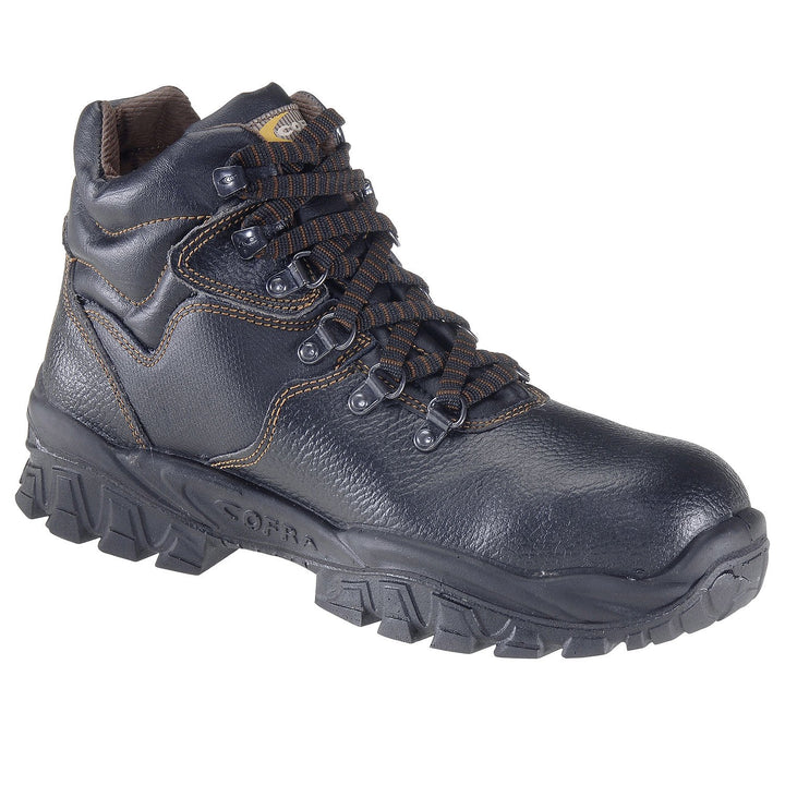 Cofra NT020-000.W43 NEW RENO S3 SRC Sicherheitsstiefel, Schwarz/Braun, Grösse 43 43 EU, 43 EU