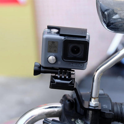PULUZ Go pro Halterung für Motorrad Feste Metallhalterung Schraube für GoPro Hero12 Black / Hero11 /