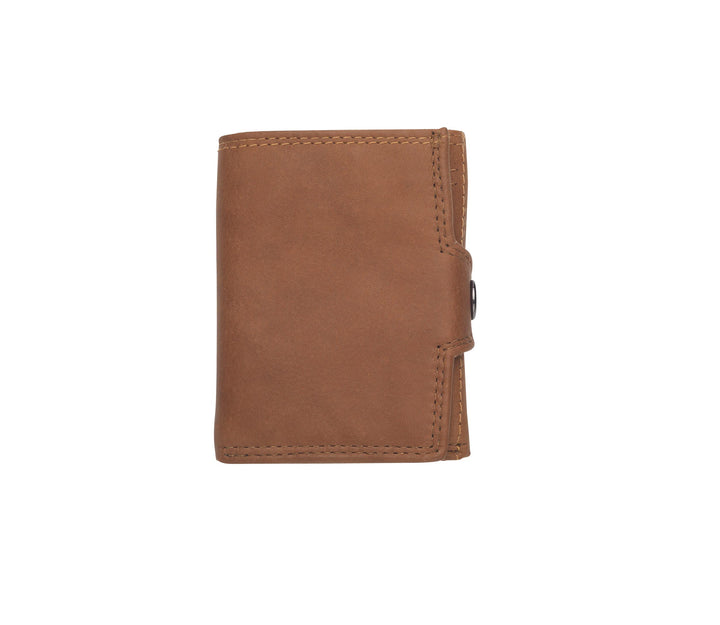 Josephine Osthoff Mini Geldbörse mit Münzfach, RFID Credit Card Holder Damen und Herren Slim Wallet