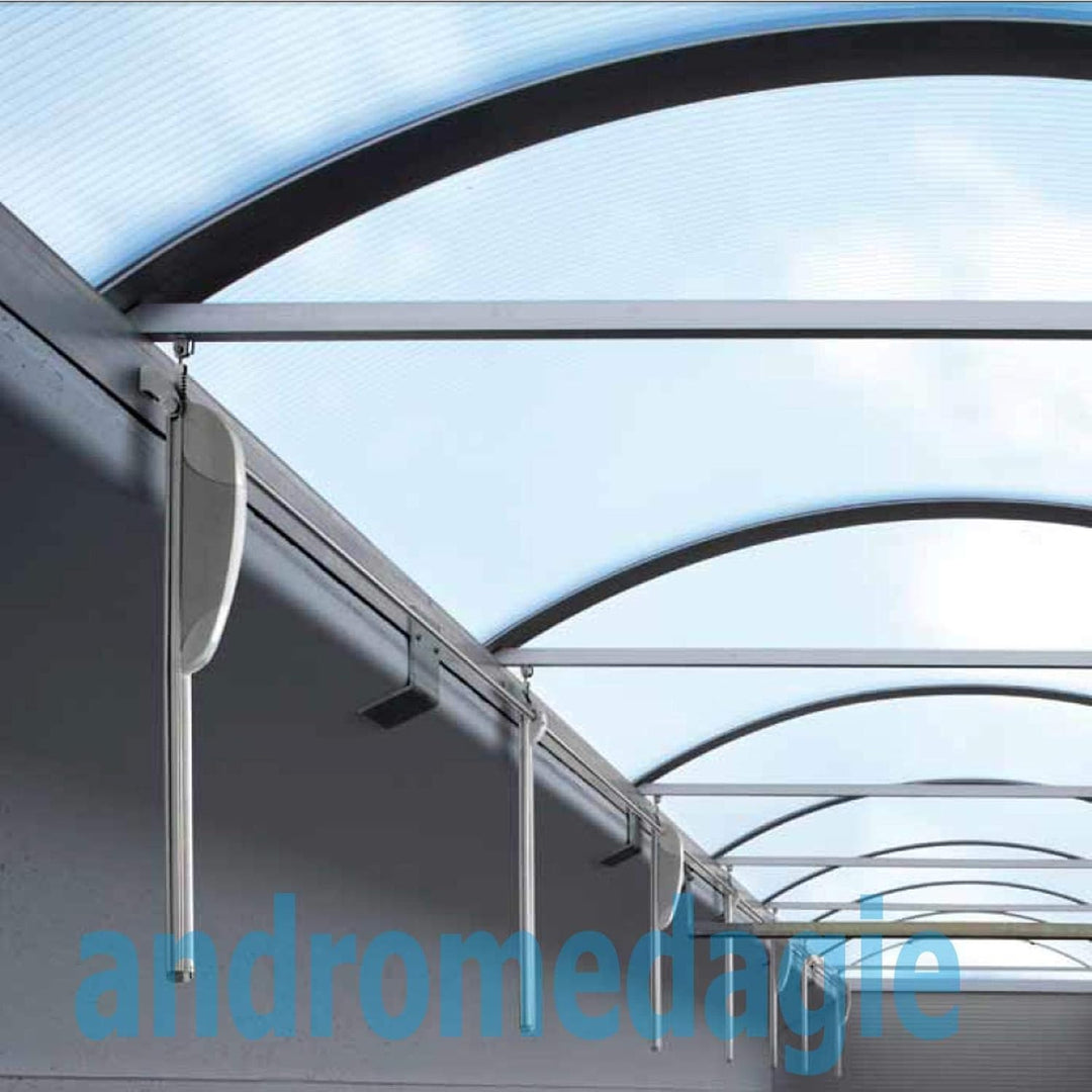 AIRWIN 650N 24 V Hub = 180 mm Zahnstangen-Stellantrieb für Dachfenster Shed Franginseln Kuppeln