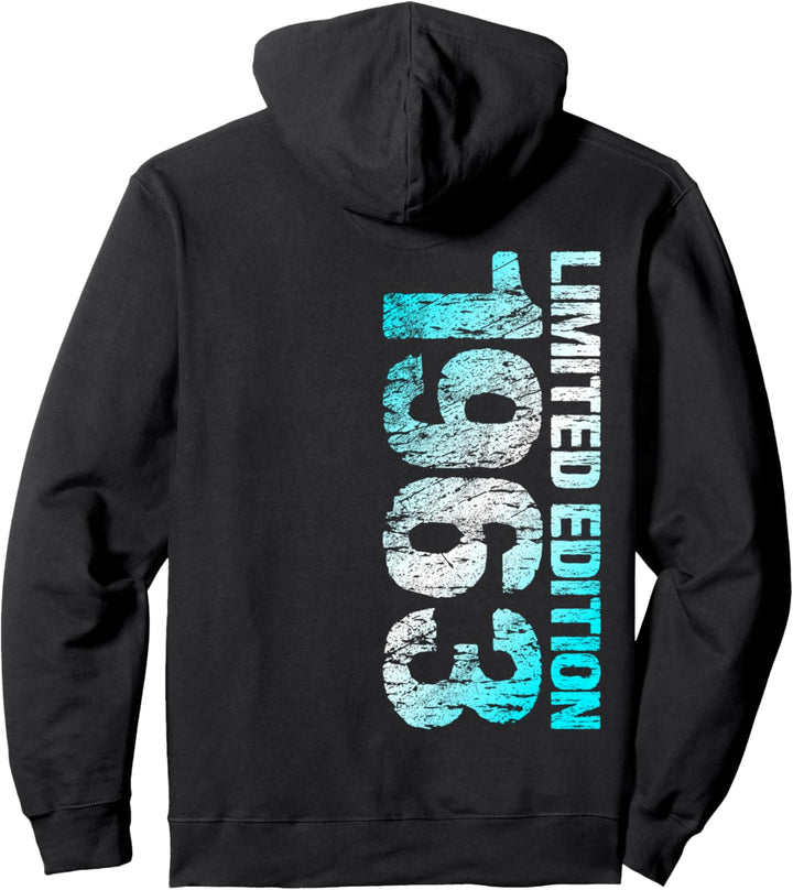 1963 Mann Frau 61. Geburtstag Limited Edition 61 Pullover Hoodie