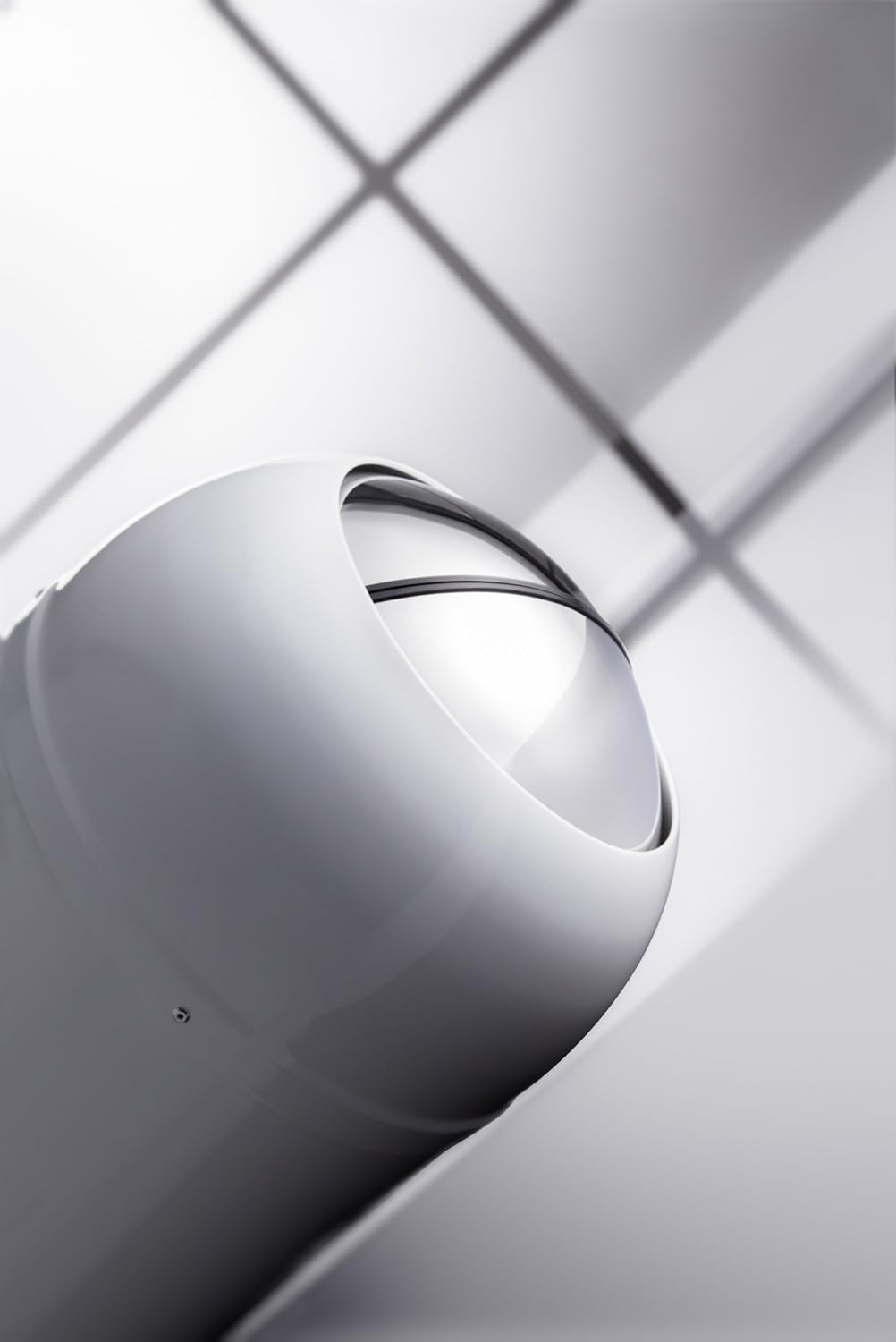 WESCO Mini Master Abfalleimer 6 L, Weiss Matt, Weiß Matt