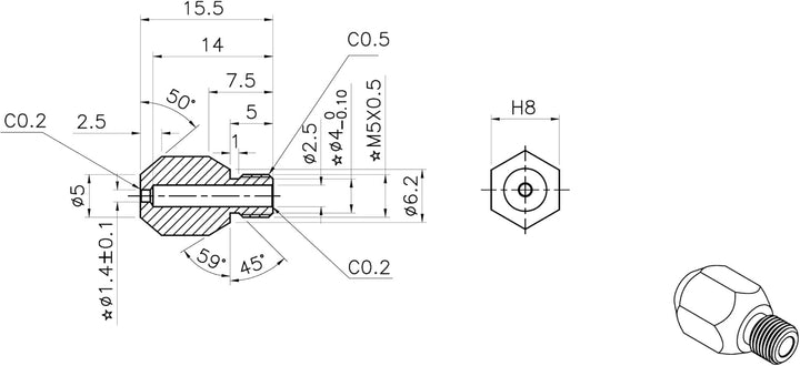 VIA CREMA RANCILIO STEAM WAND FITS SILVIA, GAGGIA (RANCILIO STEAM WAND)