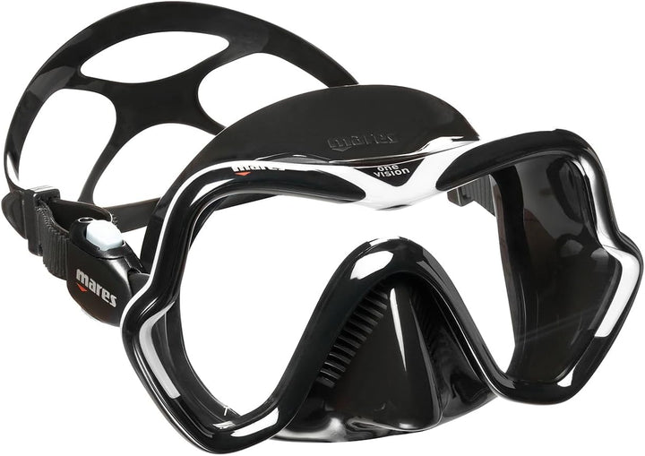 Mares One Vision 2020 Maske schwarz / weiss, schwarz / weiss