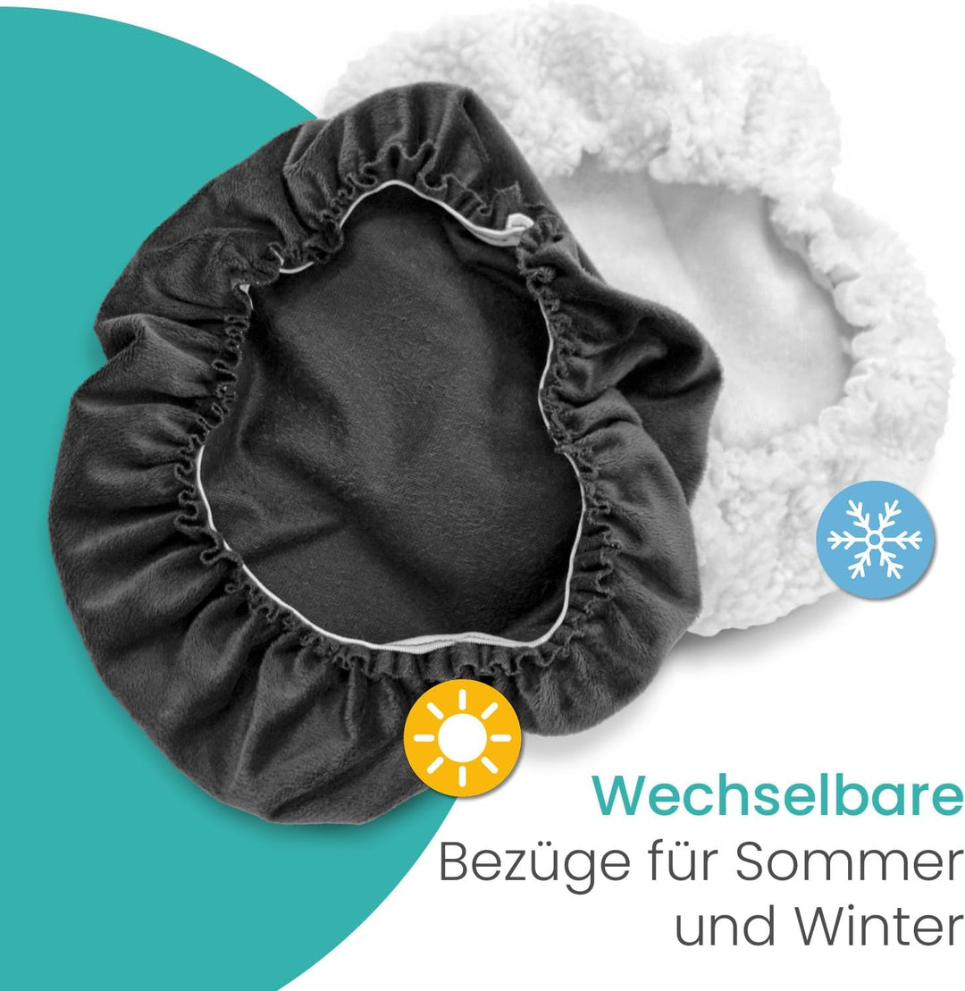 ELONEO Drehkissen für Autositz, Drehsitz für Senioren, Einstiegshilfe/Ausstiegshilfe, Inkl. Zusatzbe