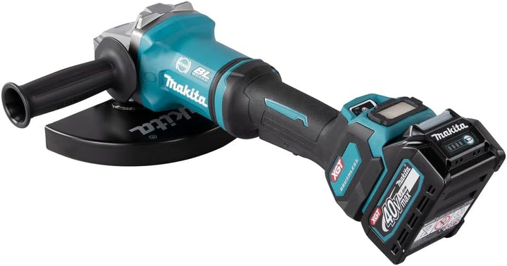 Makita GA038GT201 Akku-Winkelschleifer 40V max. / 5,0 Ah, 2 Akkus + Ladegerät im Transportkoffer mit