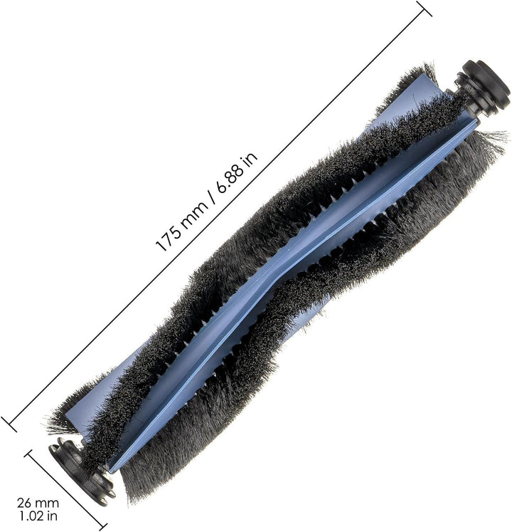 (2 Stück) Ersatz Bürstenrollen, Kompatibel mit Eufy X10 Pro Omni/ E35 Akku Nass Trockensauger, Ersat