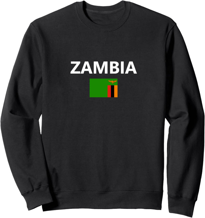 Zambia Flagge Land Flag Country Sweatshirt