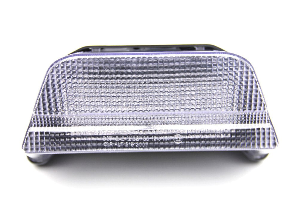avdb-moto LED-Bremslicht mit integrierten Blinker kompatibel mit Kawasaki ZRX, 1100, 1200 (Klar), Kl