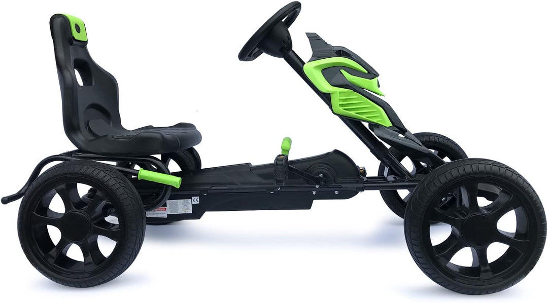 Kinder Pedal Go Kart - 5-12 Jahre, Mit Pedal, Shaum Reifen Eva Wheels
