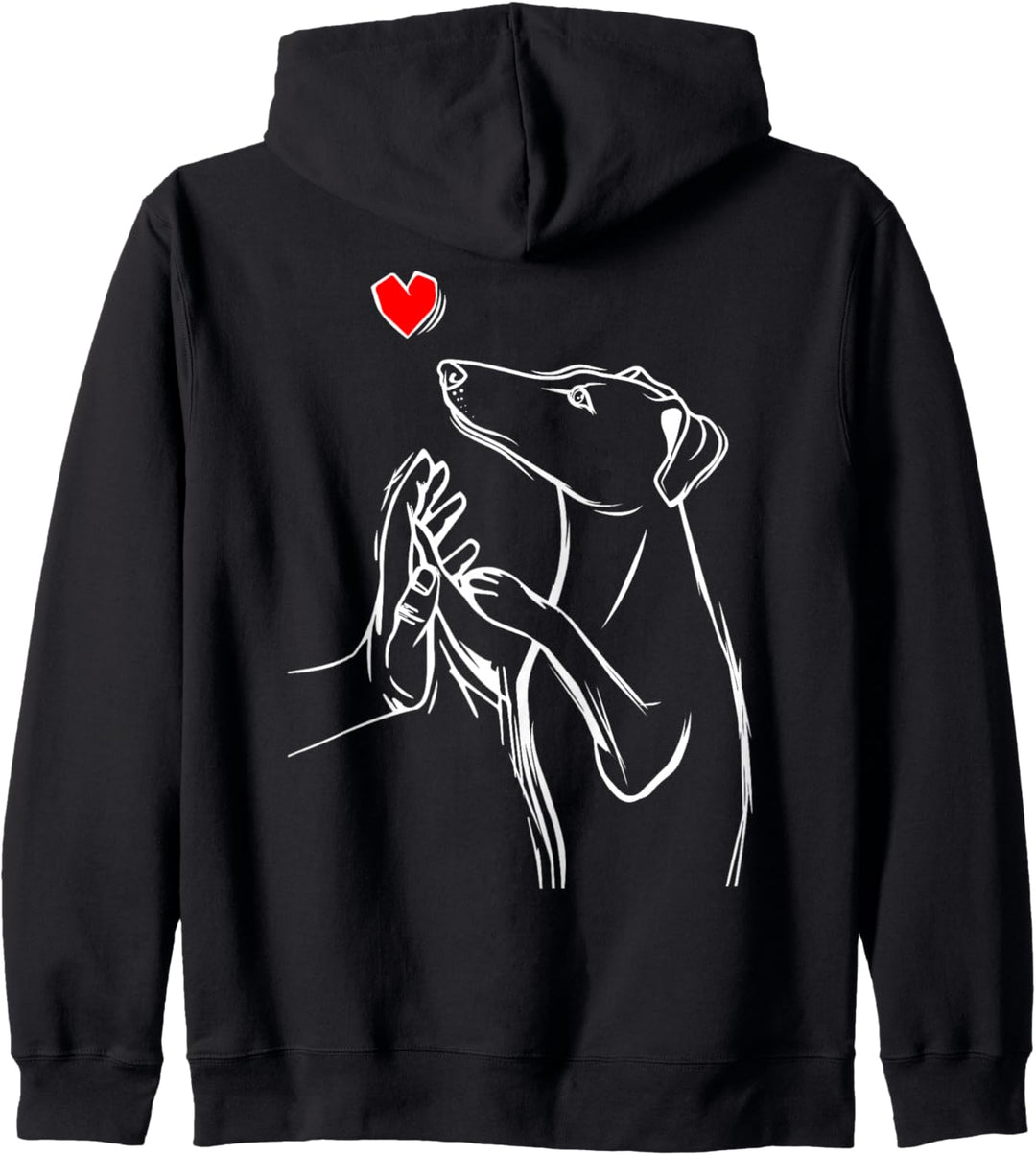 Windhund Greyhound Hunde Frauchen Damen Kapuzenjacke