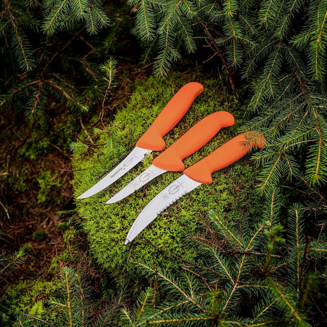 F. DICK Messer Set ErgoGrip 3-teilig „Jagd Outdoor“ (Aufbrechmesser 15 cm, Ausbeinmesser geschweift