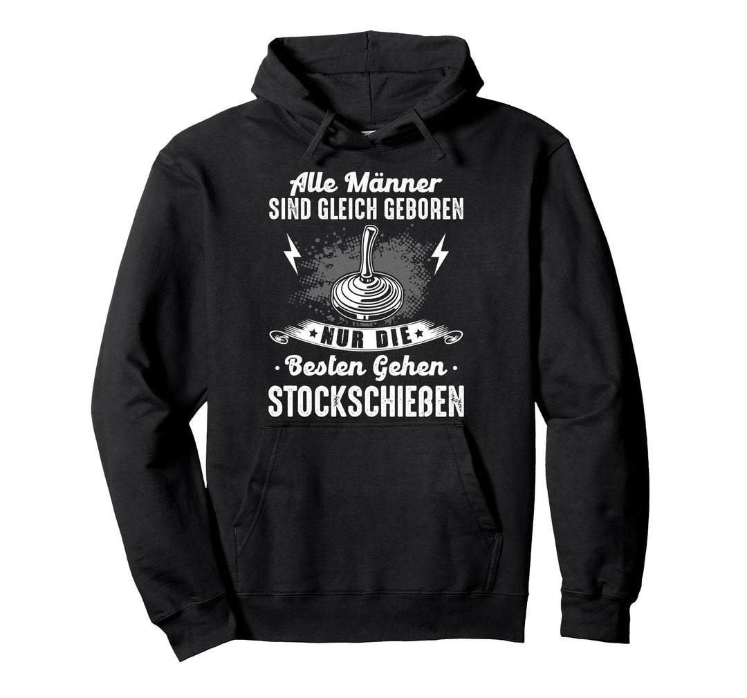 Lustiges Eisstockschiessen Stockschützen Stocksport Pullover Hoodie