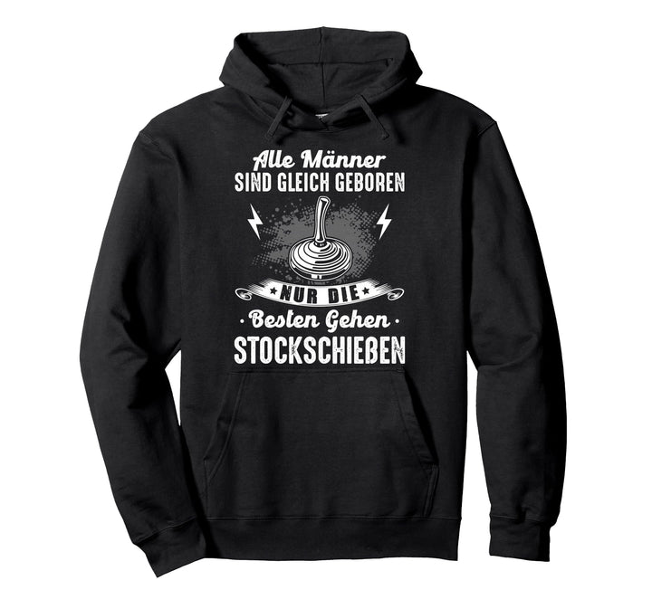 Lustiges Eisstockschiessen Stockschützen Stocksport Pullover Hoodie