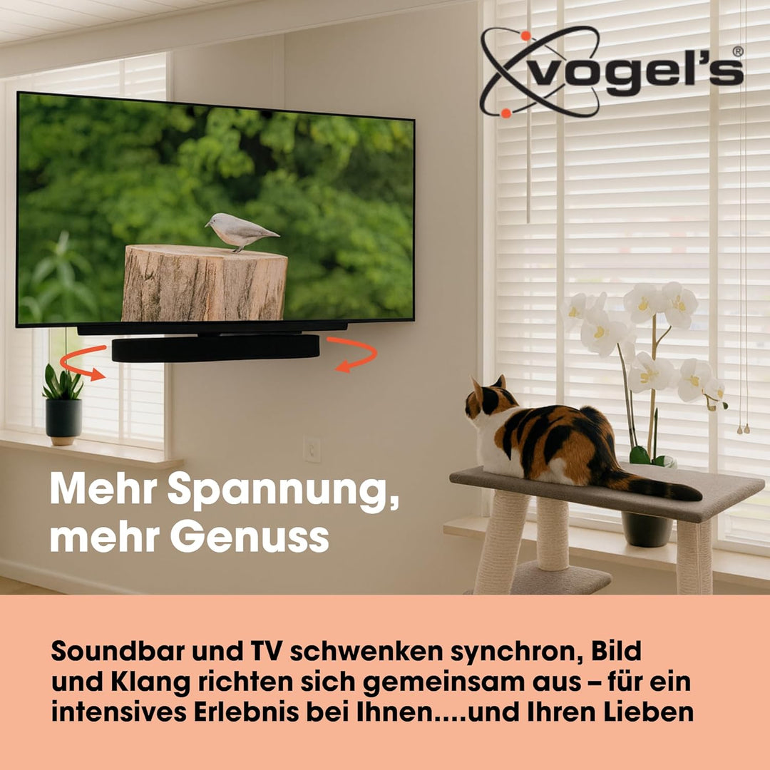 Vogel’s Premium-Halterung für Sonos Soundbars – perfekte Positionierung für Arc (Ultra), Beam & Play