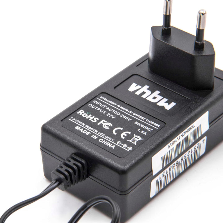 vhbw Ladegerät kompatibel mit Makita 1220, 1222, 1233, 1234, 1235, 1235F, 1250, 1420, 1422, 1422 192