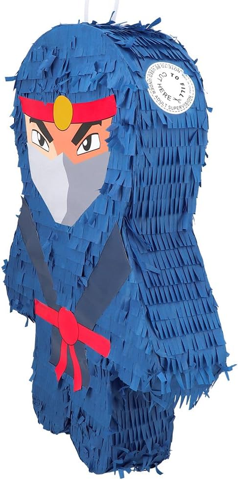 Boland - Pinata Ninja, Partyspiel, Hängedeko, Dekoration für Geburtstag, Mottoparty und Karneval