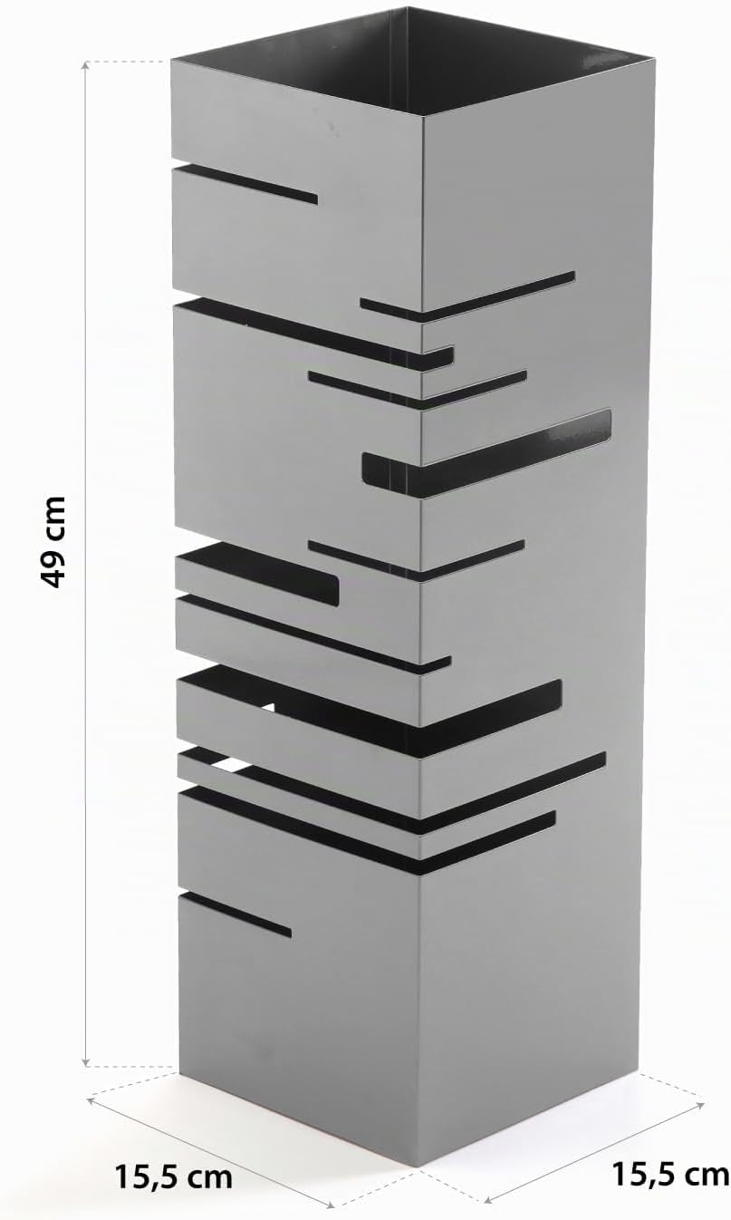 Versa Stripes Schirmständer für Eingang, Raum oder Halle, moderner Schirmhalter, Massnahmen (H x L x