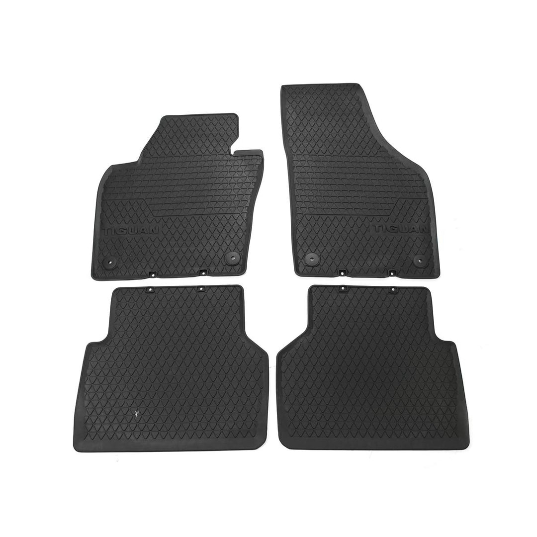 Volkswagen 5N1061500A 82V Allwettermatten Fussmatten 4X Gummimatten, für VW Tiguan (Typ 5N)