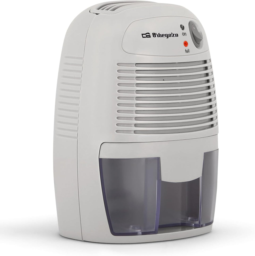 Orbegozo DH 250 Luftentfeuchter Kompakt, 0.5l Entfeuchtung 250 ml, Entfeuchtung 250 ml