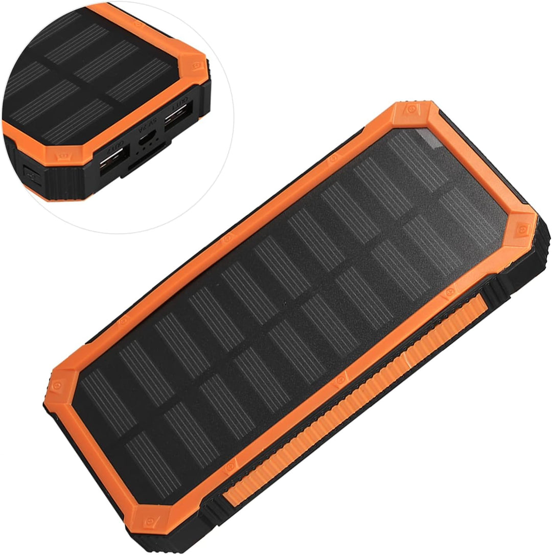 GOTOTOP Solar-Powerbank 20000mAh Mit USB-C PD Schnellladung Externes Ladegerät Tragbar Für Camping U