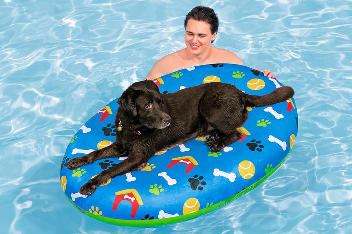 Bestway Luftmatratze Pfote für Haustiere, 142 x 95 x 17 cm, 45 kg Belastbarkeit, strapazierfähiges P