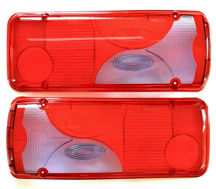 MelTruck® 2x Lichtscheibe Rücklichtglas Heckleuchte für MAN TGA TGL TGM TGX TGS Blau SET