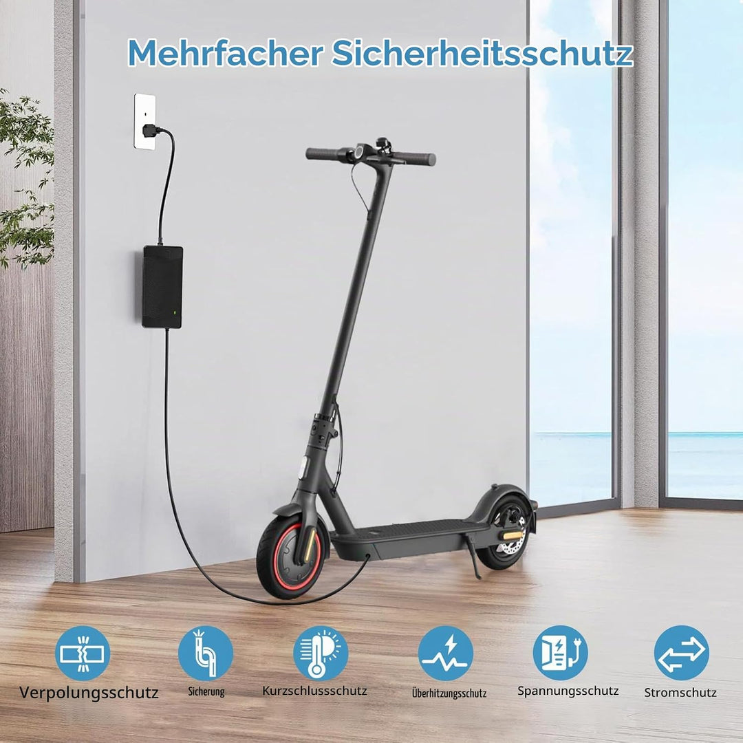 54.6V 2A Ladegeräte für Elektroroller für Kugoo M4/M4 Pro，UrbanGlide E-Cross Pro，48V E Scooter Unive