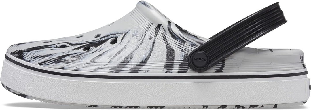 Crocs Unisex-Erwachsene Off Court Clog 36/37 EU Schwarz Weiss, 36/37 EU Schwarz Weiss