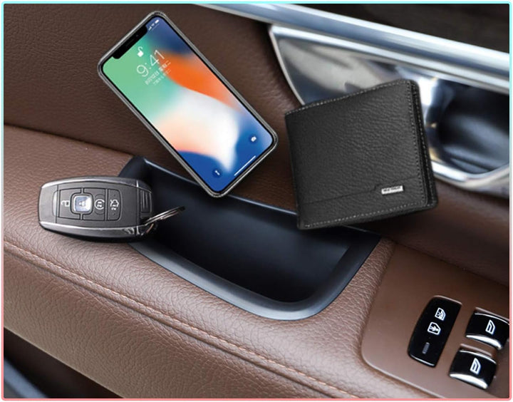CDEFG [2 Stück] Kompatibel mit Volvo S90 V90 2016-2022 2023 Auto Aufbewahrungsbox Autotür Innenrahme