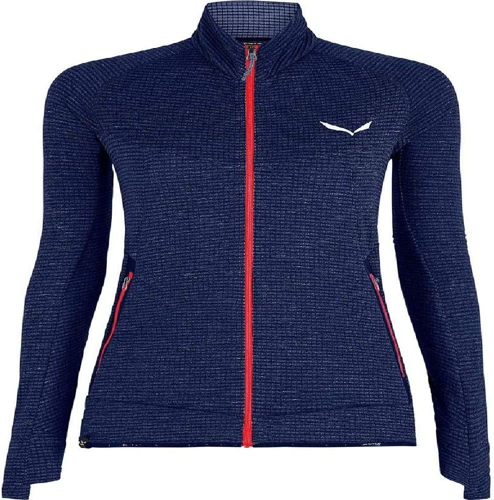 Salewa Damen Pedroc Pl R W Fz Fleecejacke 36 Premium Navy Melange/6080, 36 Premium Navy Melange/6080