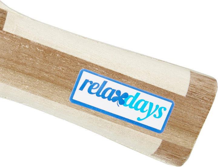 Relaxdays Tischtennis Set mit Netz, HxBxT: 27 x 17 x 5 cm, 2 konische Schläger, 3 Tischtennisbälle,